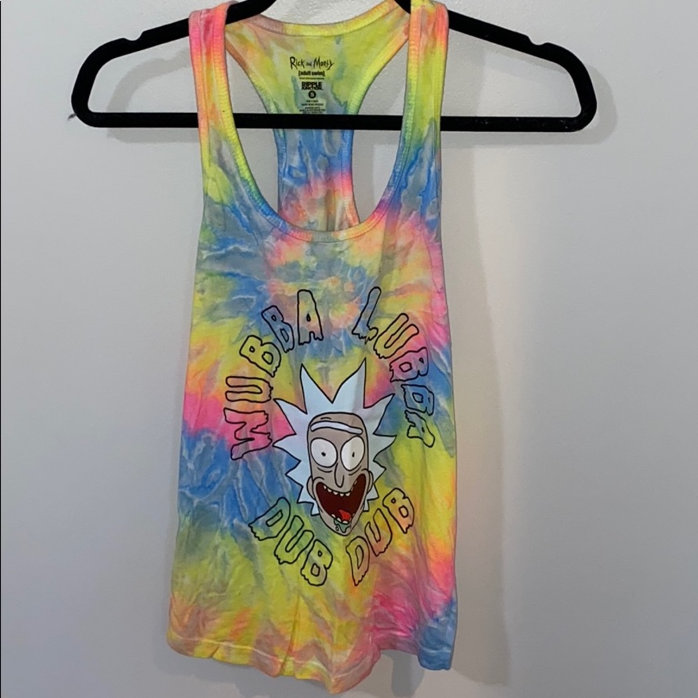 Rick and Morty Tie Dye Tank